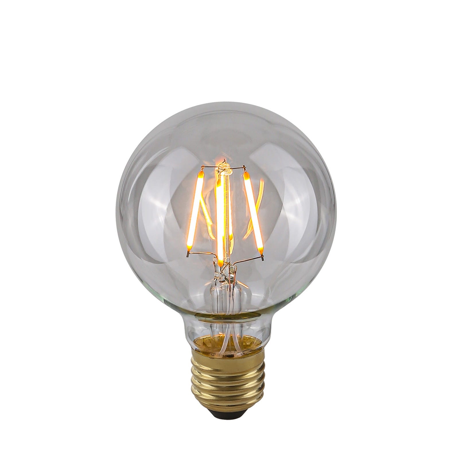 Żarówka dekoracyjna Edisona LED E27 4W kulka przezroczysta Ciepła biel 2200K 400lm Italux