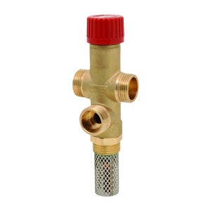 Soupape De Décharge Thermique CALEFFI 3/4 - Pour Générateurs à Combustible Solide - Pmax 6 Bar - Température 120°C - Avec Remplissage Et Purge Manuelle