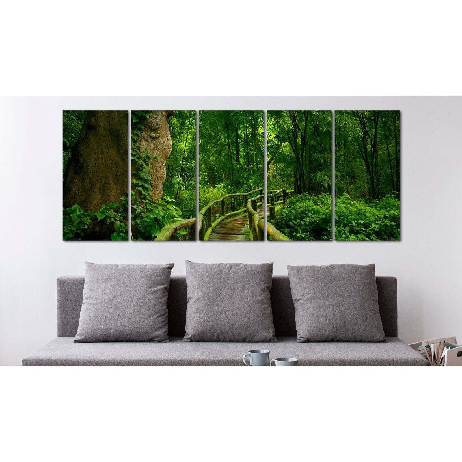 Tableau voyager dans l'inconnu - 200 x 80 cm - 2