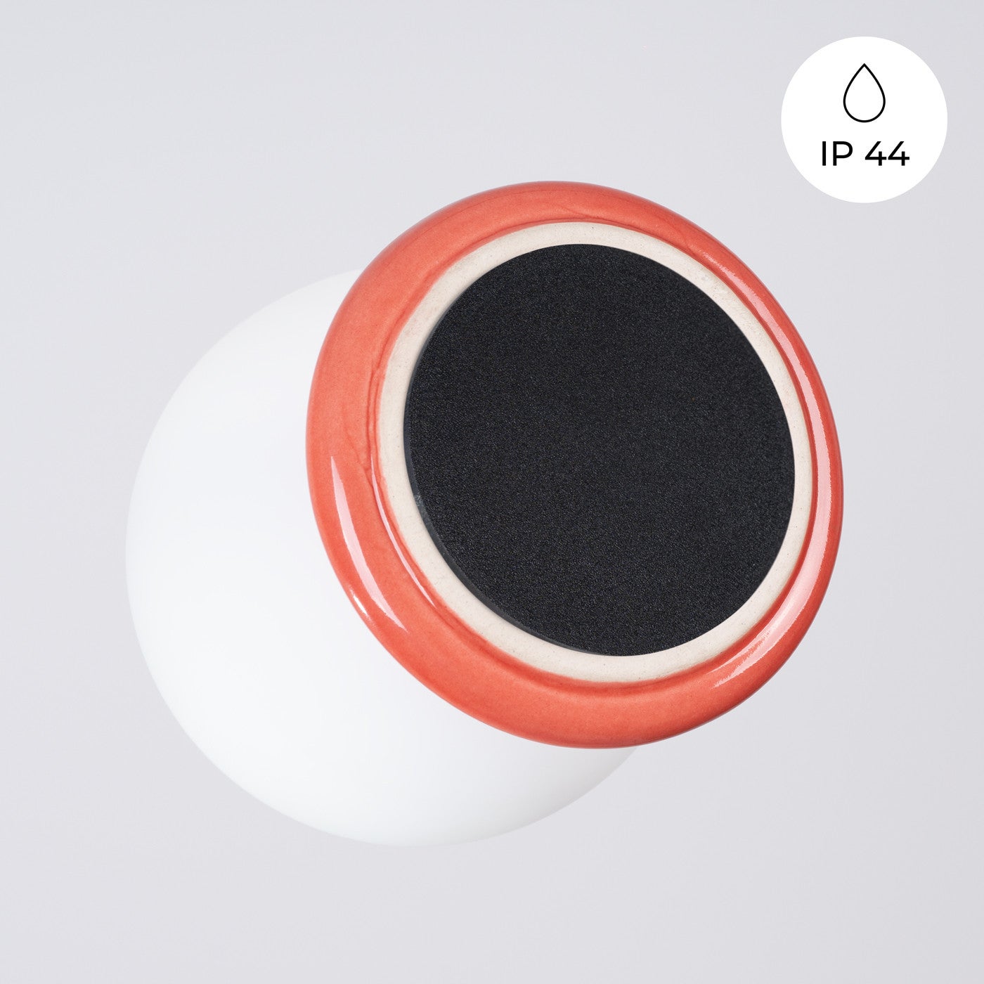 Kinkiet ścienny ceramiczny szkliwiony ZORI brzoskwiniwy 1xG9x15W ceramika / gips wym:12x12x16cm IP44 Sollux Lighting - 9