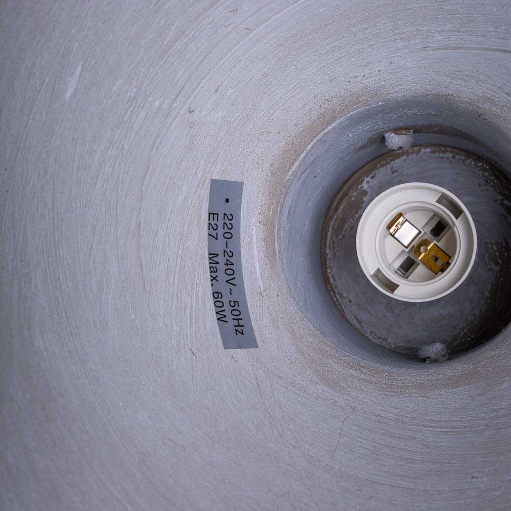 Lampe de plafond grise 20x20x110h - 5