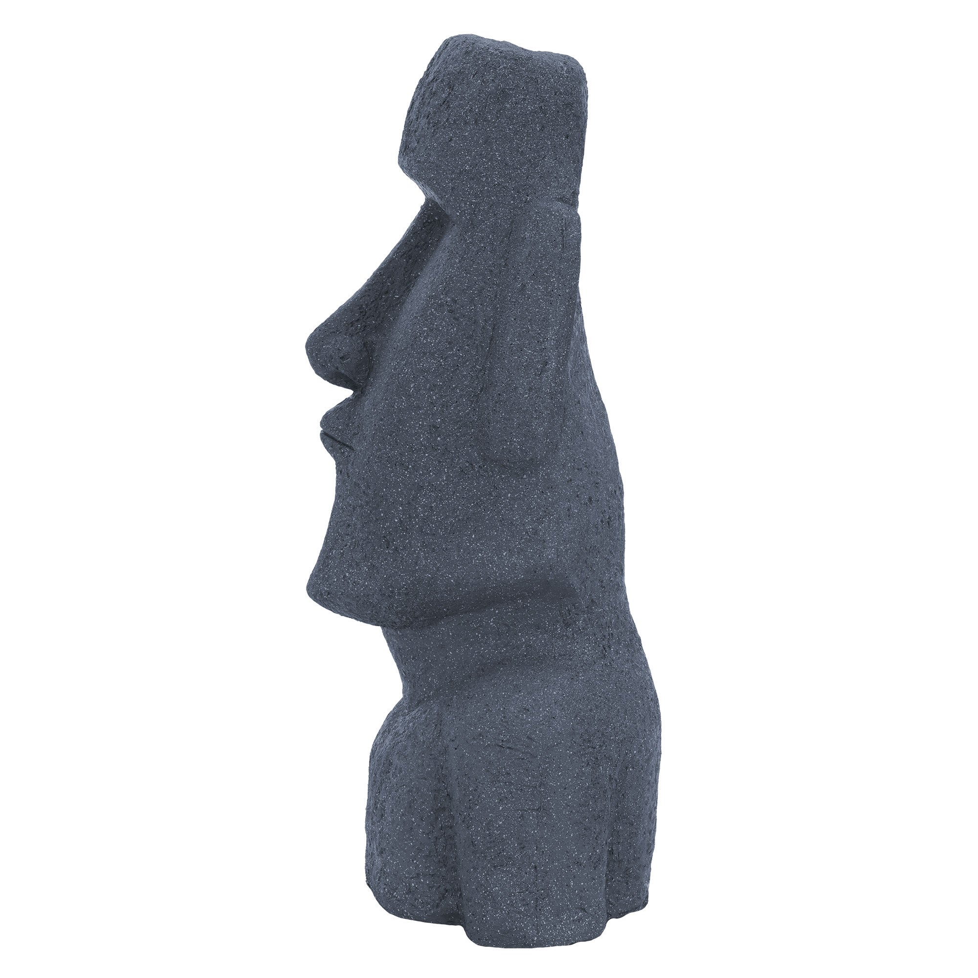 Statua Moai Isola Di Pasqua Rapa Nui Scultura Decorativa Da Casa Giardino Grigio - 6