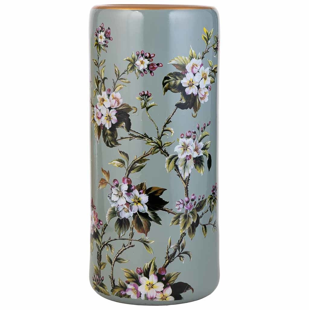 Portaombrelli In Ceramica Classico - Alto 46 Cm - Stile Retrò Colorato - Usa Anche Come Vaso