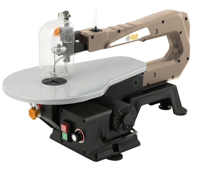 Scie à chantourner 120W table métal 413x253mm