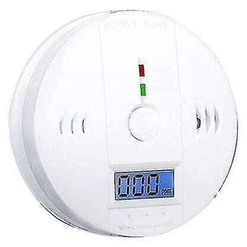 Détecteur de monoxyde de carbone, haute stabilité et sensibilité, 10104cm, ABS blanc - 2