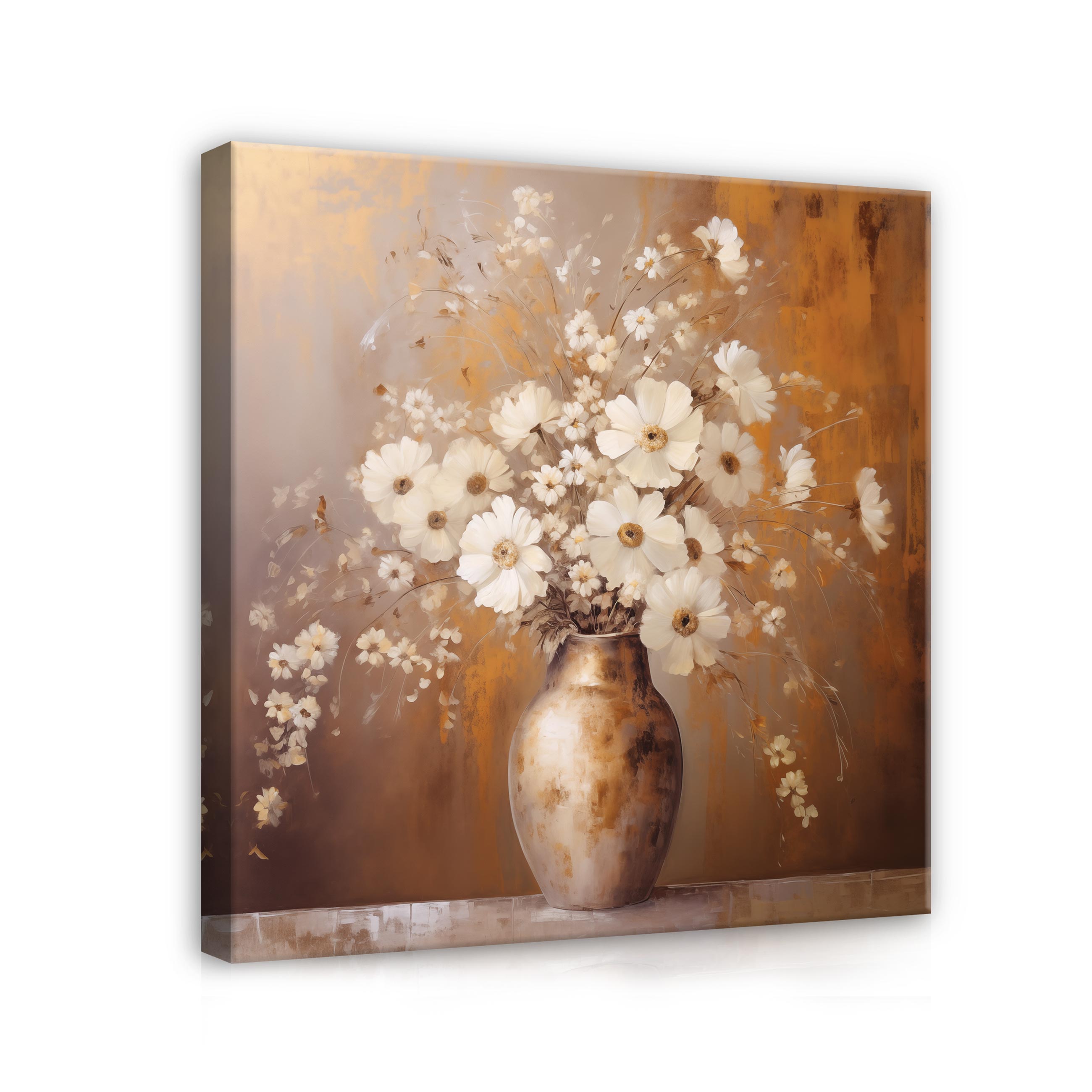 Tableau Déco Murale Bouddha Feng Shui | Impression Sur Toile Non Tissée 110g/m², Bords Imprimés - Pour Salon, Chambre