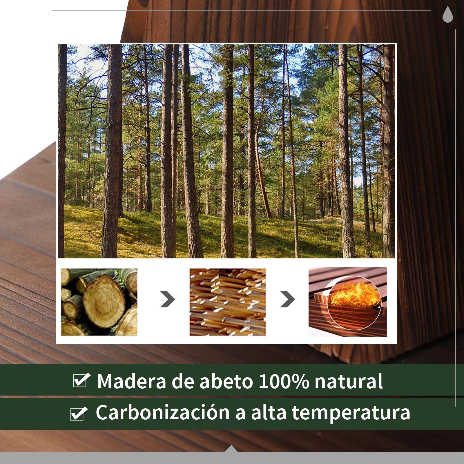 AUTRUCKER Fonte em Cascata de 2 Níveis com Bomba Elétrica — Fonte em Formato de Barril para Decoração de Jardins, Pátios e Quintais - 5