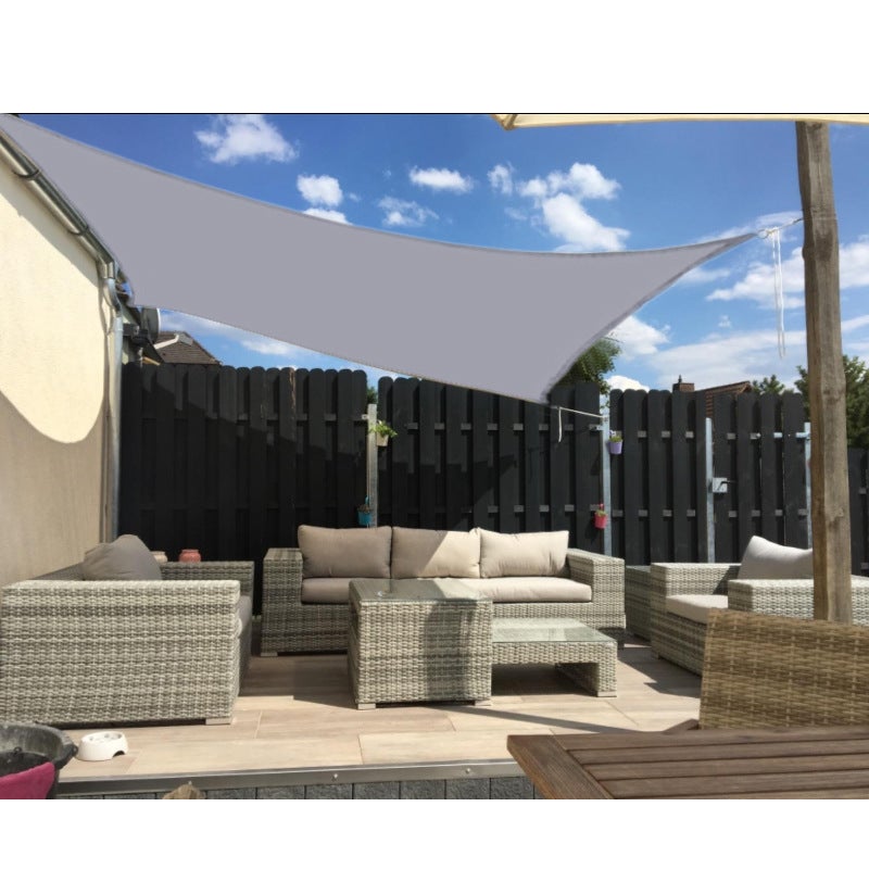 Voile d'ombrage, auvent rectangulaire de 3x5 m, pare-soleil imperméable anti-UV, tissu d'ombrage de Camping pour l'extérieur, jardin, Patio, piscine - 3