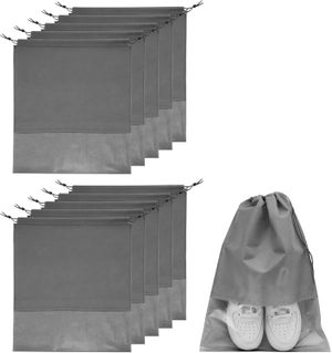 Borse per scarpe, 10 pezzi 40 x 30 cm Borse da viaggio per scarpe satinate, Borse per scarpe antipolvere con coulisse, Conservazione impermeabile | Leroy Merlin