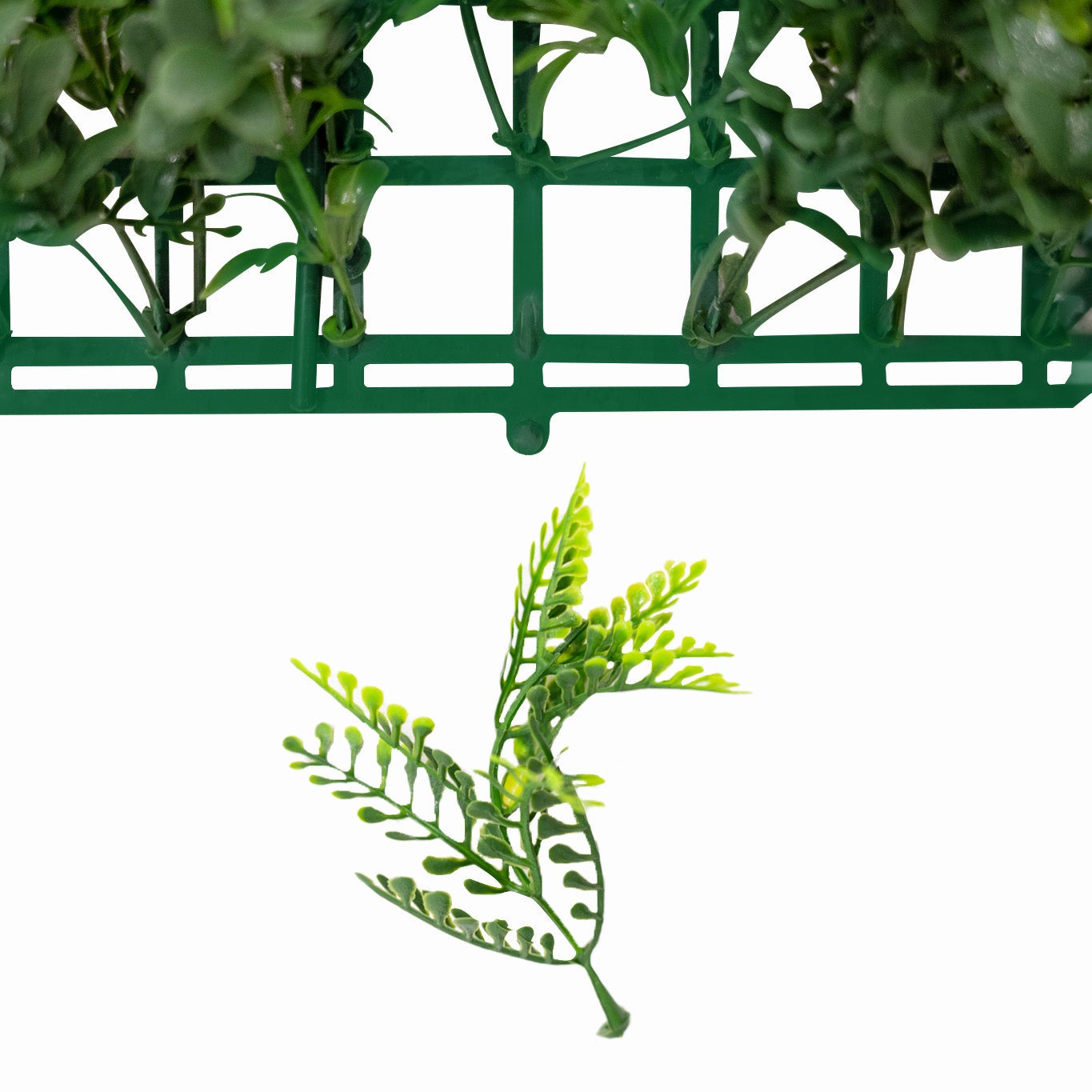 Panneau Mural Végétal Artificiel 50cm x 150 cm Alina Feuillage Fleur Verdure Carreau Intérieur Extérieur Résistant Aux - 7