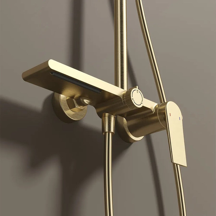 Colonne de douche dorée 3 fonctions, Valencia - 3