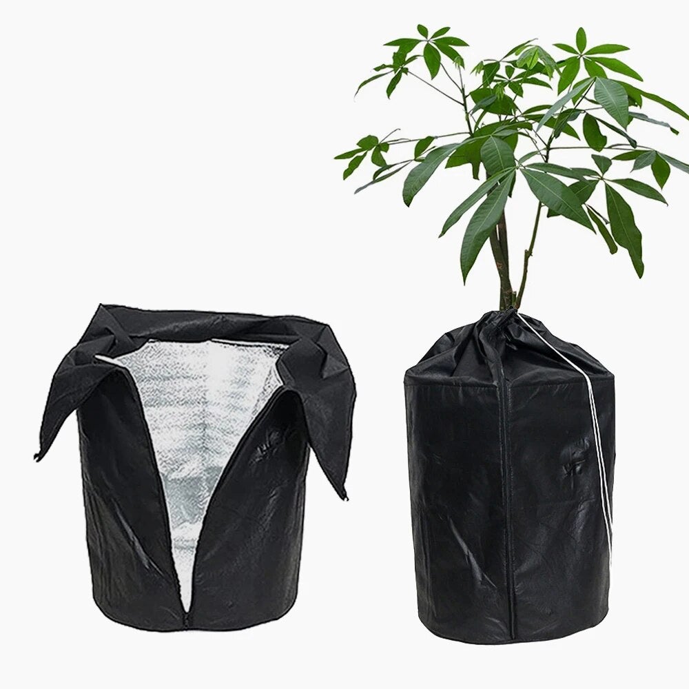 Osłona przeciwmrozowa do roślin ogrodowych, 45cm x 50cm, osłona termoizolacyjna, zimowa, wielokrotnego użytku do kwiatów bonsai