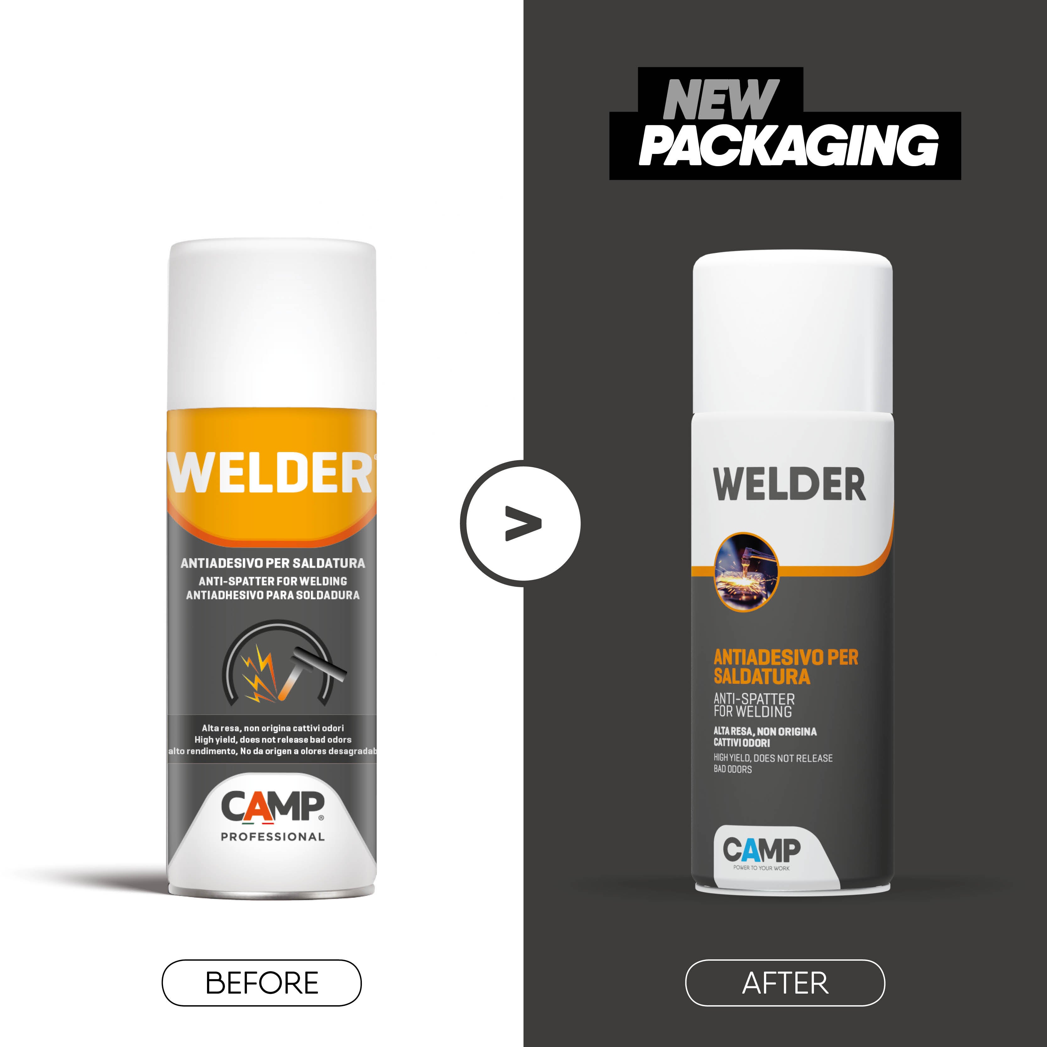 Antiadesivo Per Saldatura Camp WELDER Eco - A Base Acqua, Senza Solventi E Silicone, 1L - Foto 7