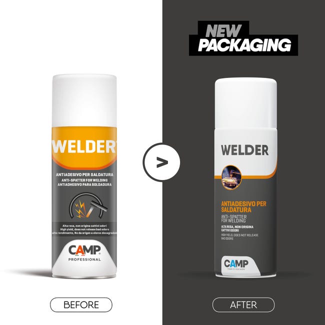 Antiadesivo Per Saldatura Camp WELDER Eco - A Base Acqua, Senza Solventi E Silicone, 1L - Foto 7