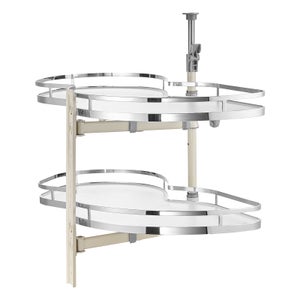 Scolapiatti Estensibile Da Lavello 32-50 Cm – Acciaio Inox, Con Portautensili E Cestelli, Grigio - 3