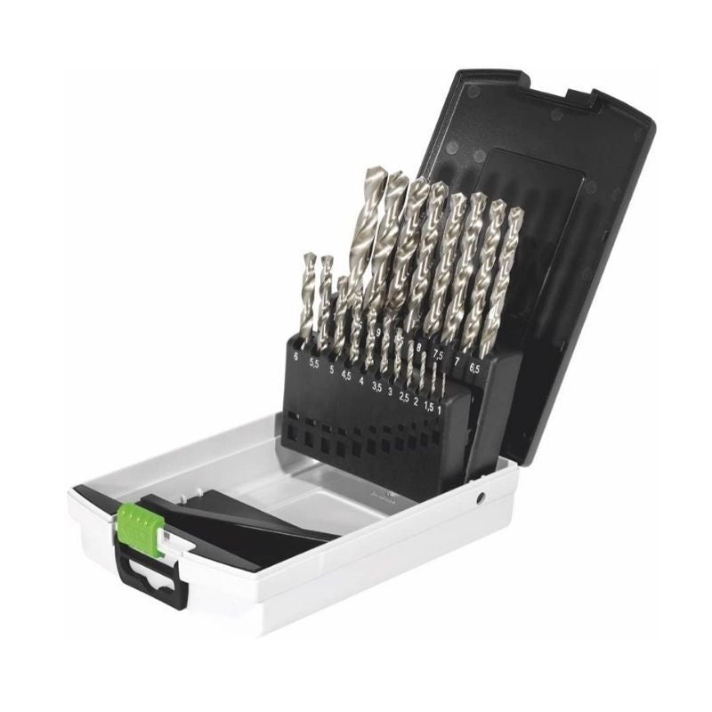 Festool Zestaw wierteł HSS D 1-10 Sort 19-częściowy wiertła do metalu 498981