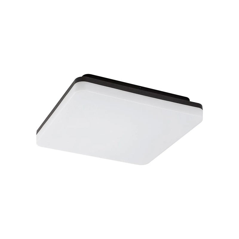 Lampa sufitowa zewnętrzna Pernik LED 24W Neutralna biel 2400lm czarno-biała IP54 Rabalux