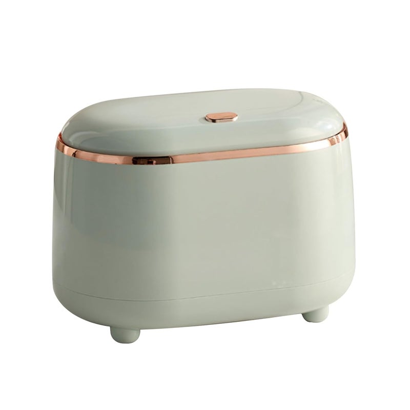 Kosz na śmieci stołowy z pokrywką, kosz biurowy, kosz kuchenny na stół, do pokoju dziecięcego