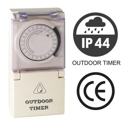 Reloj programador de tiempo para exterior Leroy Merlin