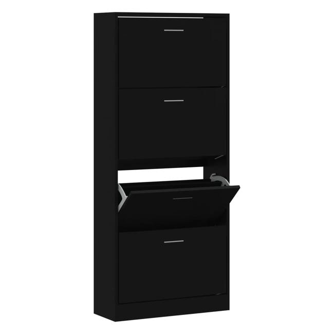 Pwshymi - Armoire à chaussures Sonoma gris 40x36x105 cm Bois d Pwshymi - Armoire à chaussures Sonoma gris 40x36x105 cm Bois d