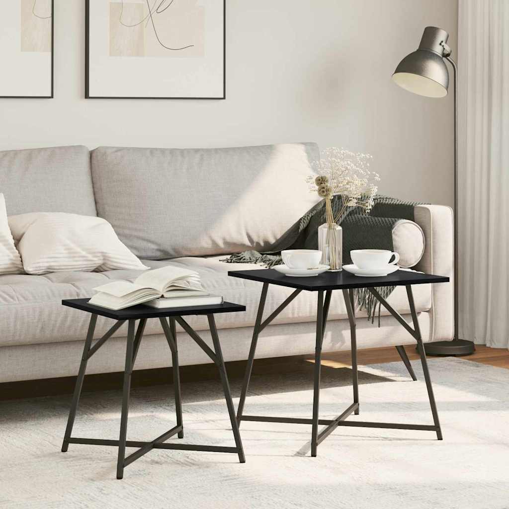 Lampadaire Design Avec Table D'appoint floor 199cm Chêne et Noir - Lampadaire