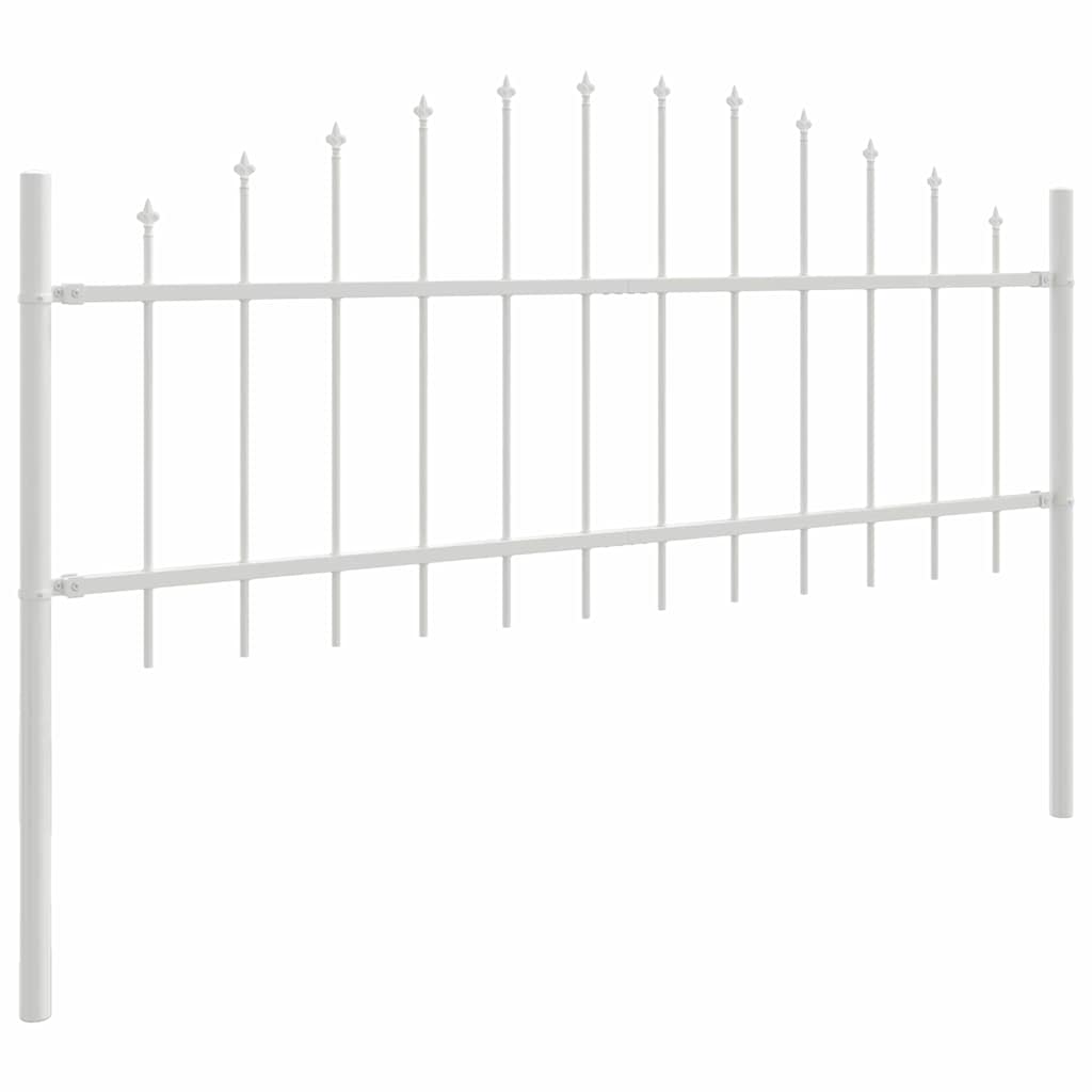 vidaXL Clôture de jardin Woerden 6 pcs Blanc - 5