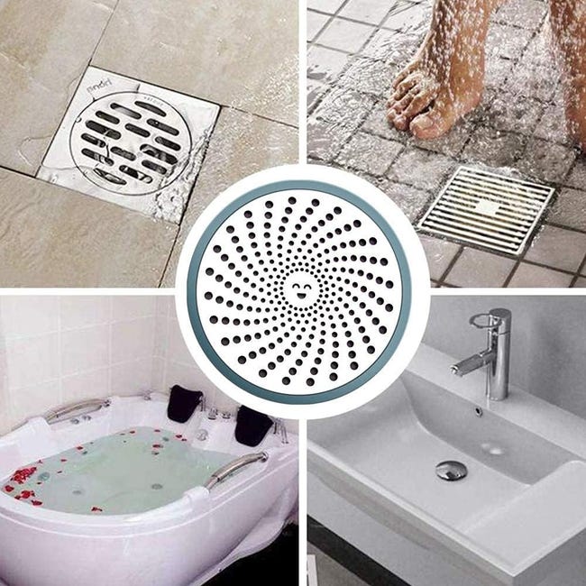Filtro di scarico per doccia, in acciaio inox, 3 pezzi, per lavello da cucina, scolapasta per lavandino, filtro per capelli, per cucina e bagno, 7,5 cm Filtro di scarico per doccia, in acciaio inox, 3 pezzi, per lavello da cucina, scolapasta per lavandino, filtro per capelli, per cucina e bagno, 7,5 cm