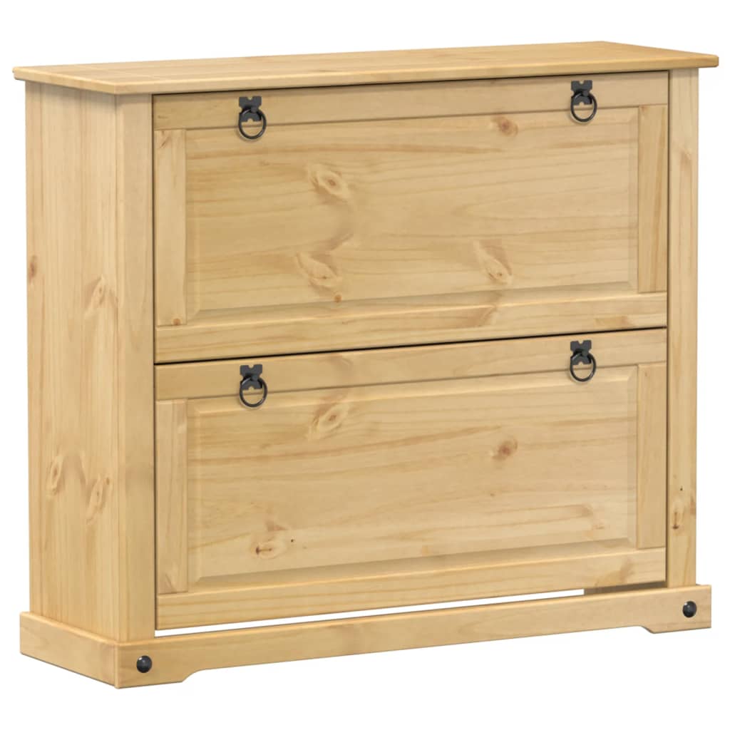 SoBuy FSR152-SCH Armoire à Chaussures, Commode à Chaussures avec 2