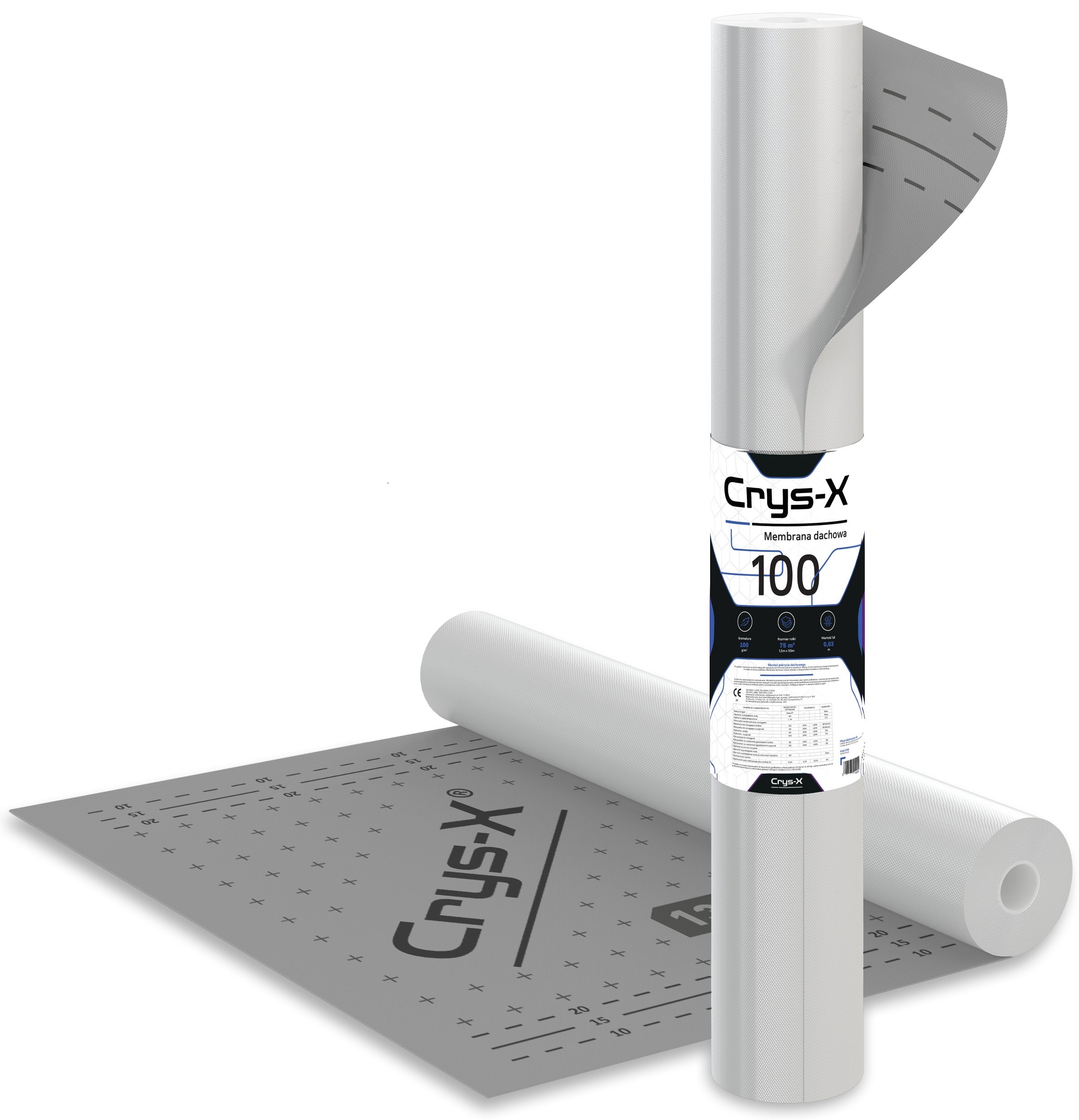 Membrana dachowa Crys-X 100 1,5x50 mb