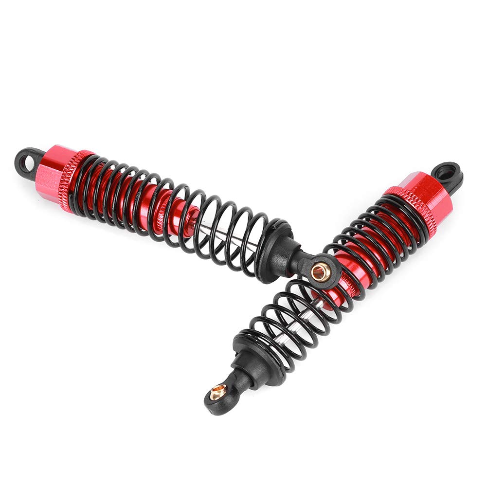 Ammortizzatore in metallo resistente all'usura e facile da installare per accessori per modelli di auto RC rosso (85 mm) - 6