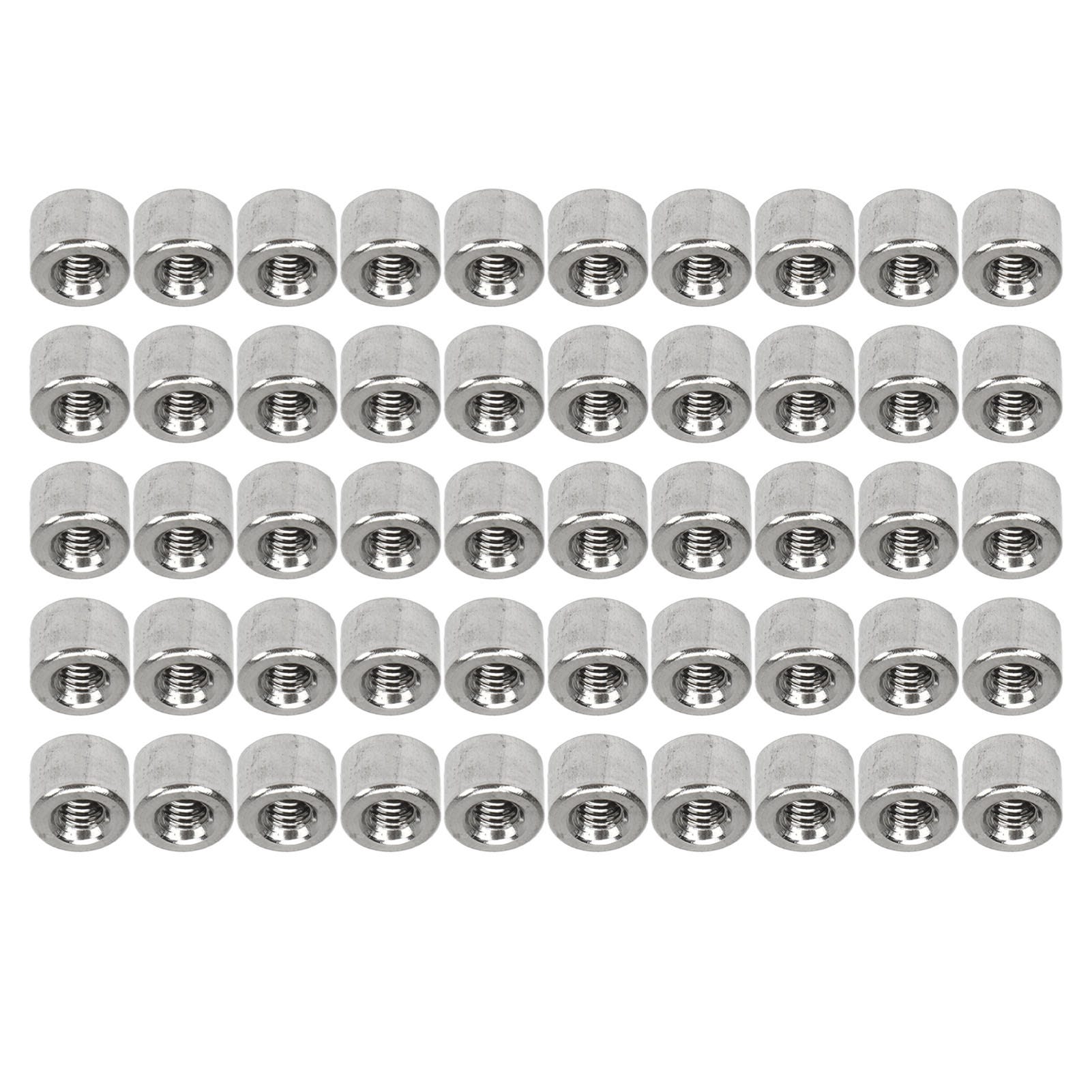 Lot De 50 crous De Couplage Filetage Femelle Rond En Acier lot-de-50-crous-de-couplage-filetage-femelle-rond-en-acier