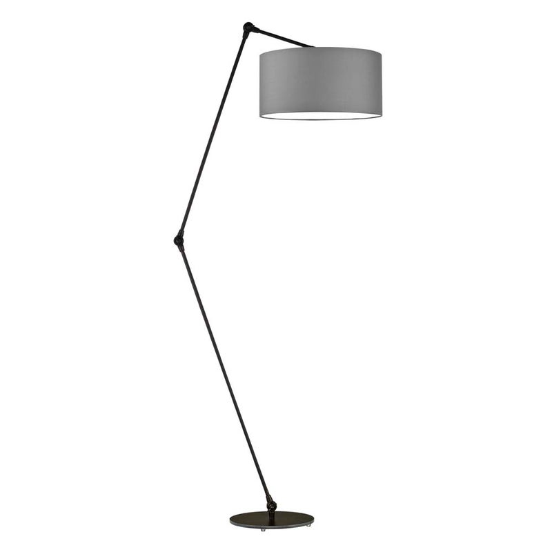 Lampa stojąca podłogowa przegubowa regulowana z abażurem walec SOUL