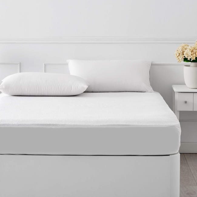 Coprimaterasso Impermeabile 160x190/200 - 100% Cotone Traspirante Fino A 32cm - Foto 3