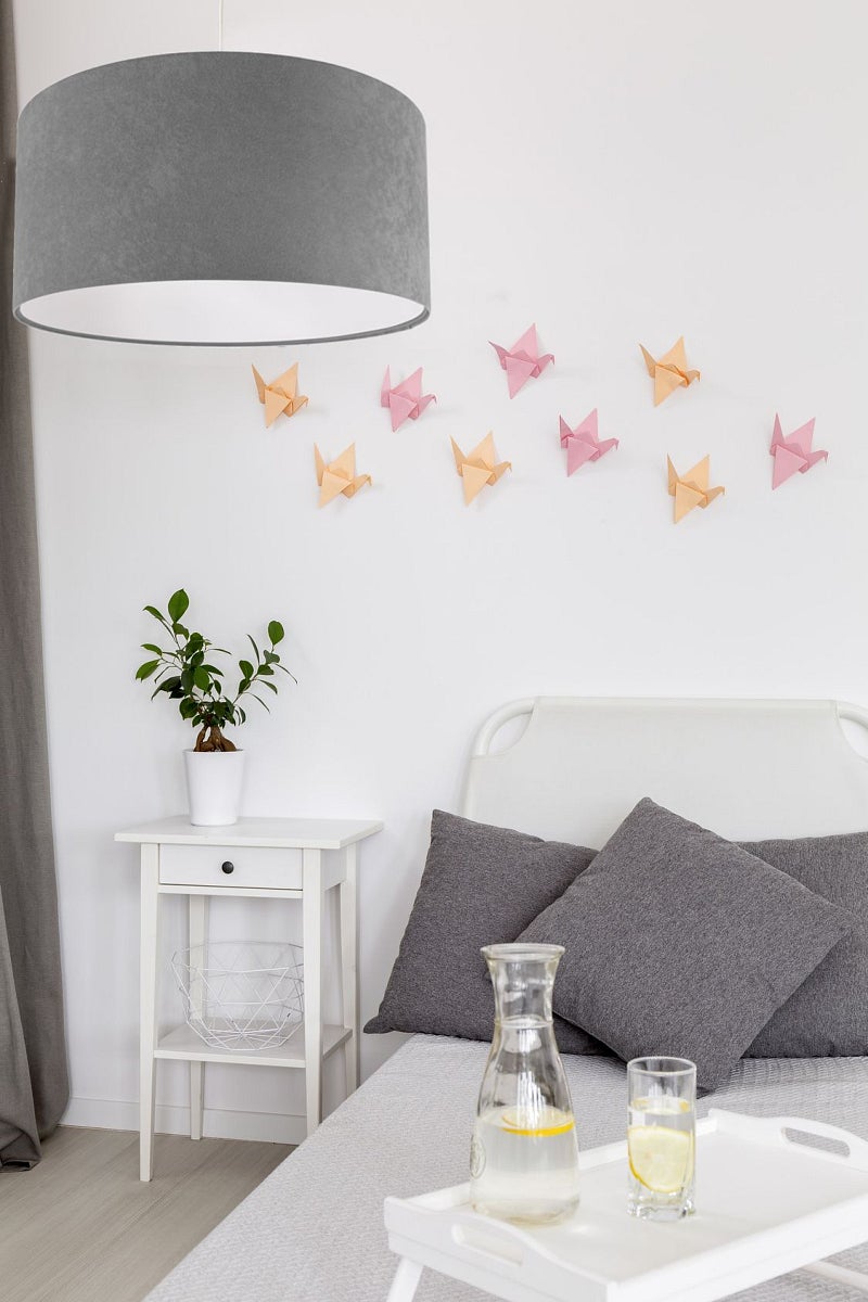 Lampa wisząca HOME 50 szara/biała