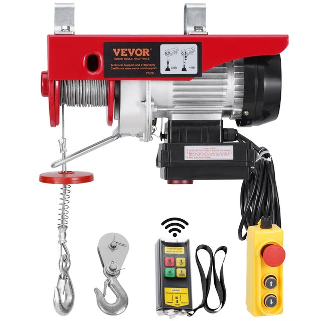 Treuil électrique 12V Avec Télécommande - émetteur-récepteur 433,92 MHz, Portée 50m