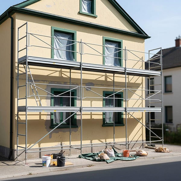 Echafaudage de maçon 60m² - Structure et planchers + Garde-corps - DCM60-SP - 5