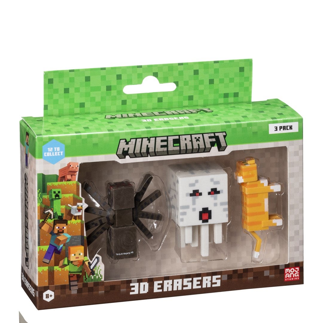 Minecraft 3D Borradores - Paquete de 6 cajas Deluxe VER.A