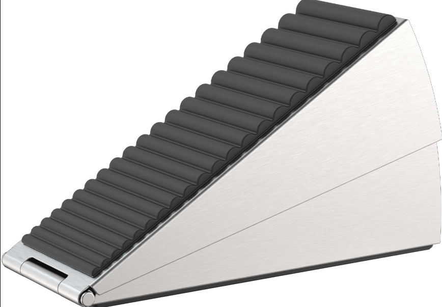 7,6 cm wytrzymały ogranicznik drzwi ze stali nierdzewnej – regulowany, sprężynowy, wytrzymały ogranicznik drzwi zapewniający bezpieczeństwo, solidne m