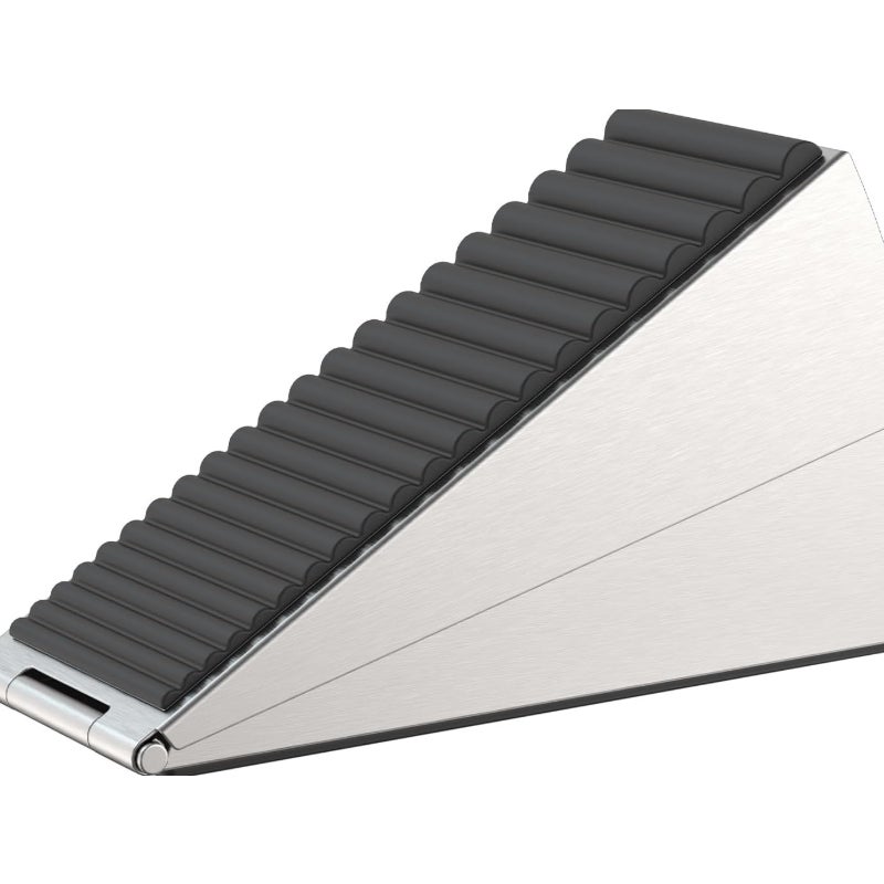 7,6 cm wytrzymały ogranicznik drzwi ze stali nierdzewnej – regulowany, sprężynowy, wytrzymały ogranicznik drzwi zapewniający bezpieczeństwo, solidne m