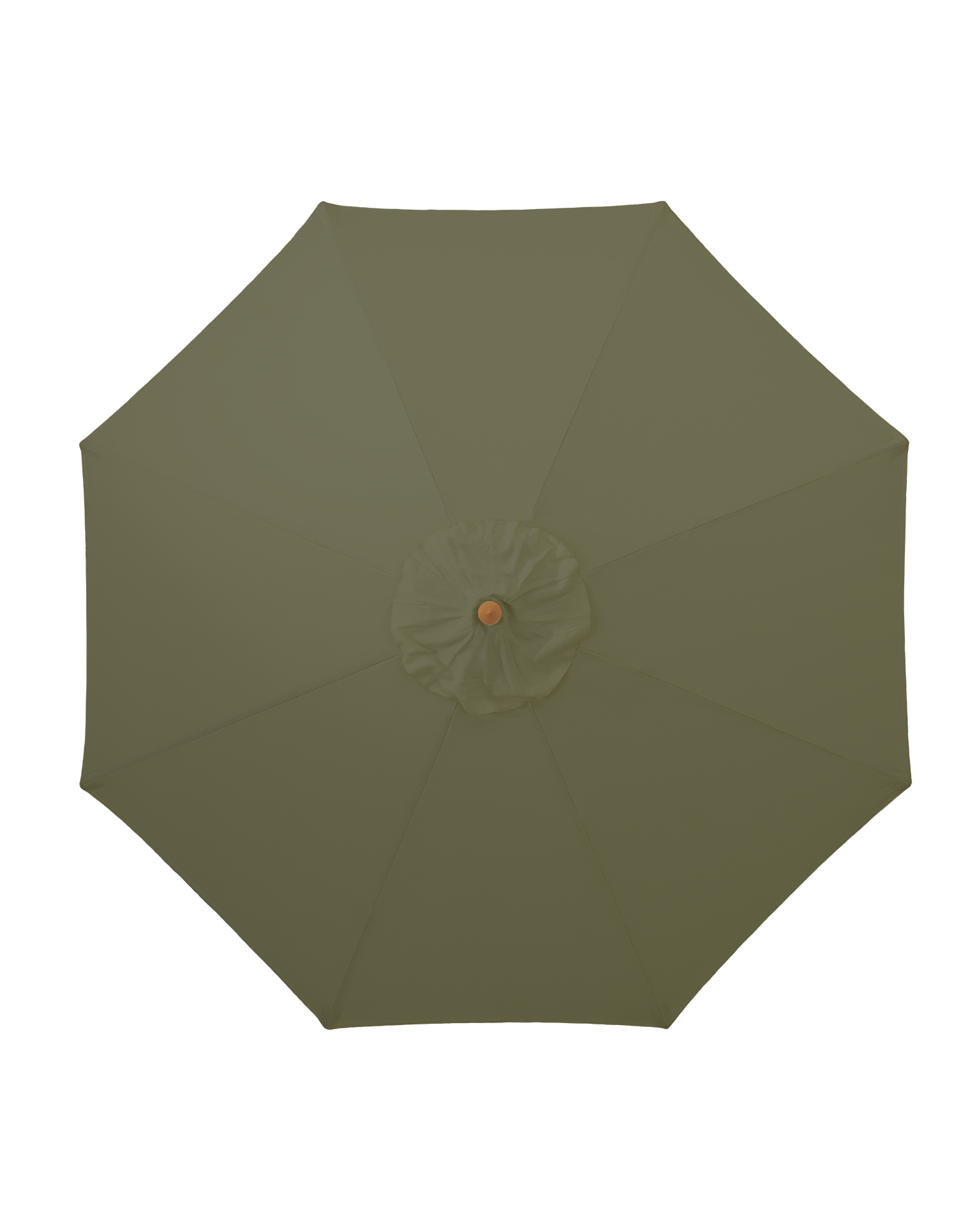 Toile pour parasol en polyester marron de 300x300 cm - 2