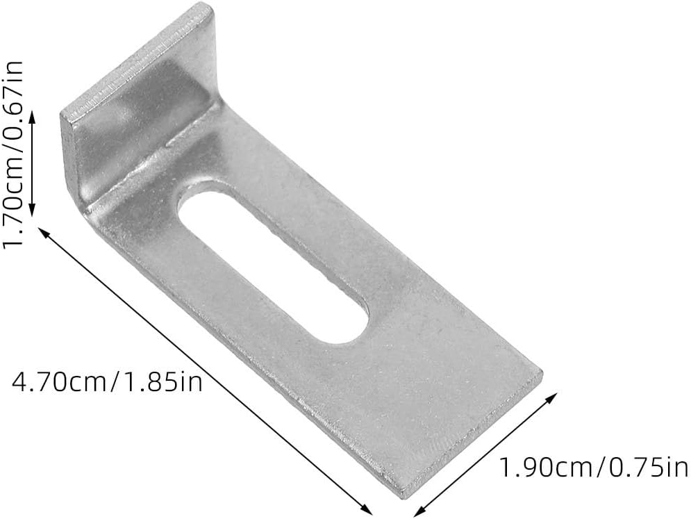 Clips De Montage Pour Évier Sous Plan En Cuivre Et Fer Supports De Fixation Pour Lavabo Encastré Kit 4 Pièces Pour Installation Facile - 3