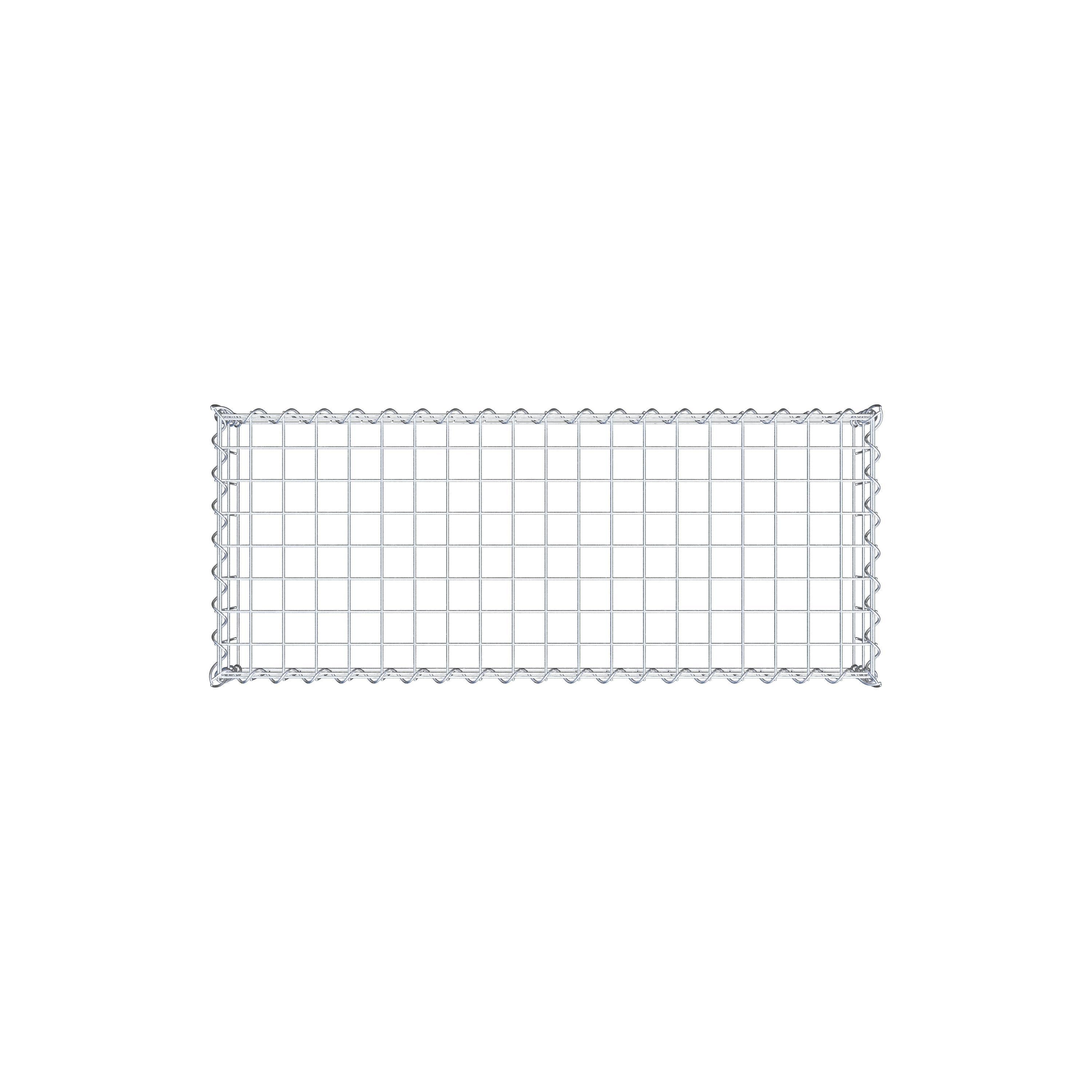 Gavión para apilar en acero galvanizado 100x20x40cm (LxAxP), malla 5 x 10cm, Espiral, sin rejilla inferior - 6