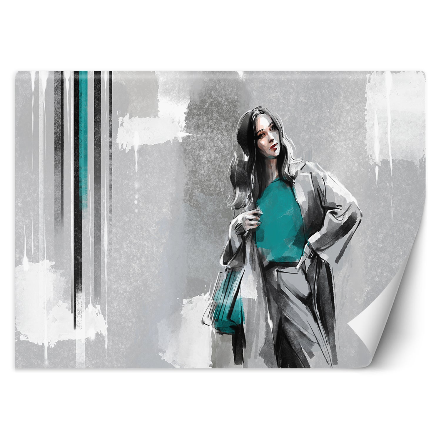 Fototapeta, Nowoczesna kobieta glamour 250x175
