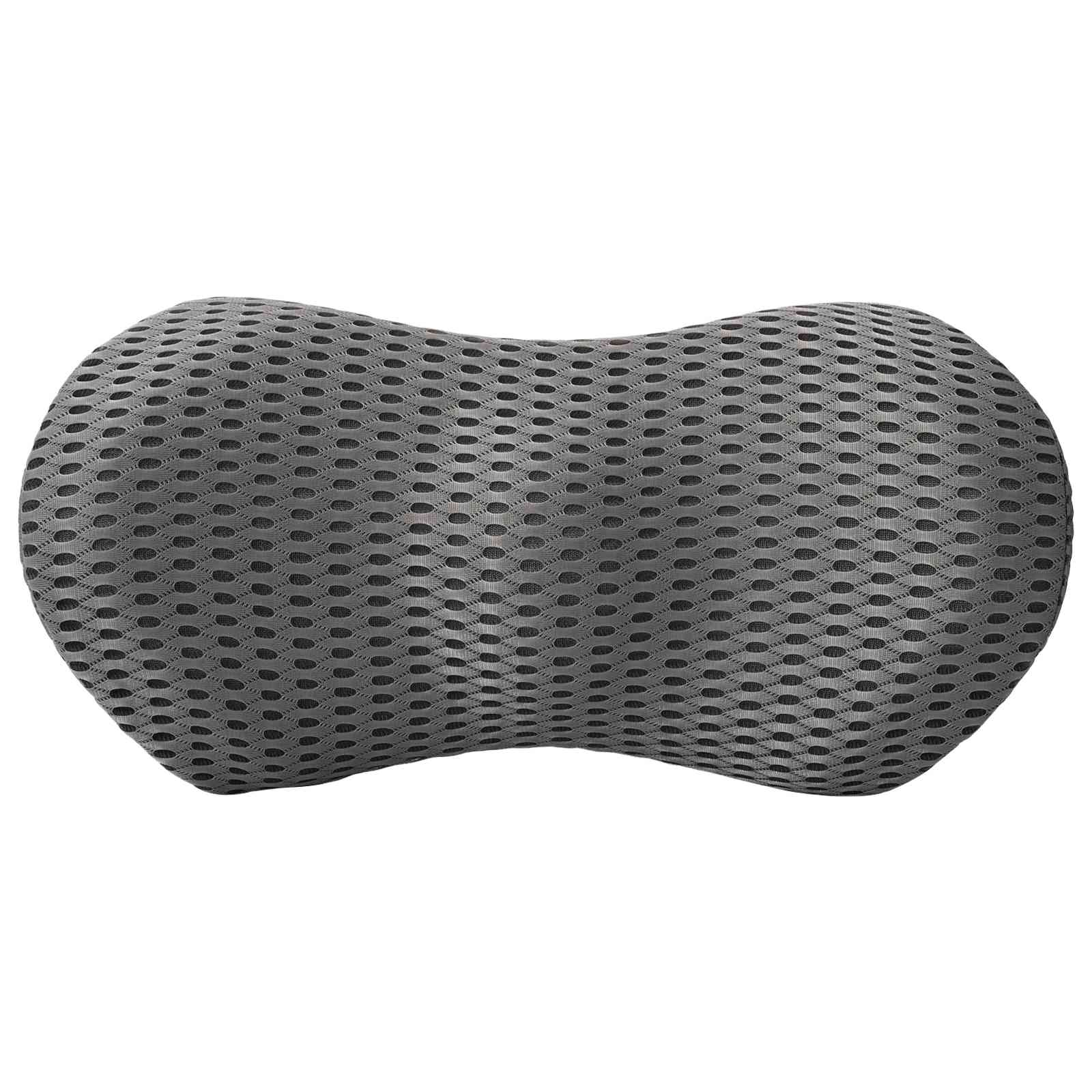 Coussin dorsal en mousse à mémoire de forme gris, 47,5 × 23 × 12 cm - 4