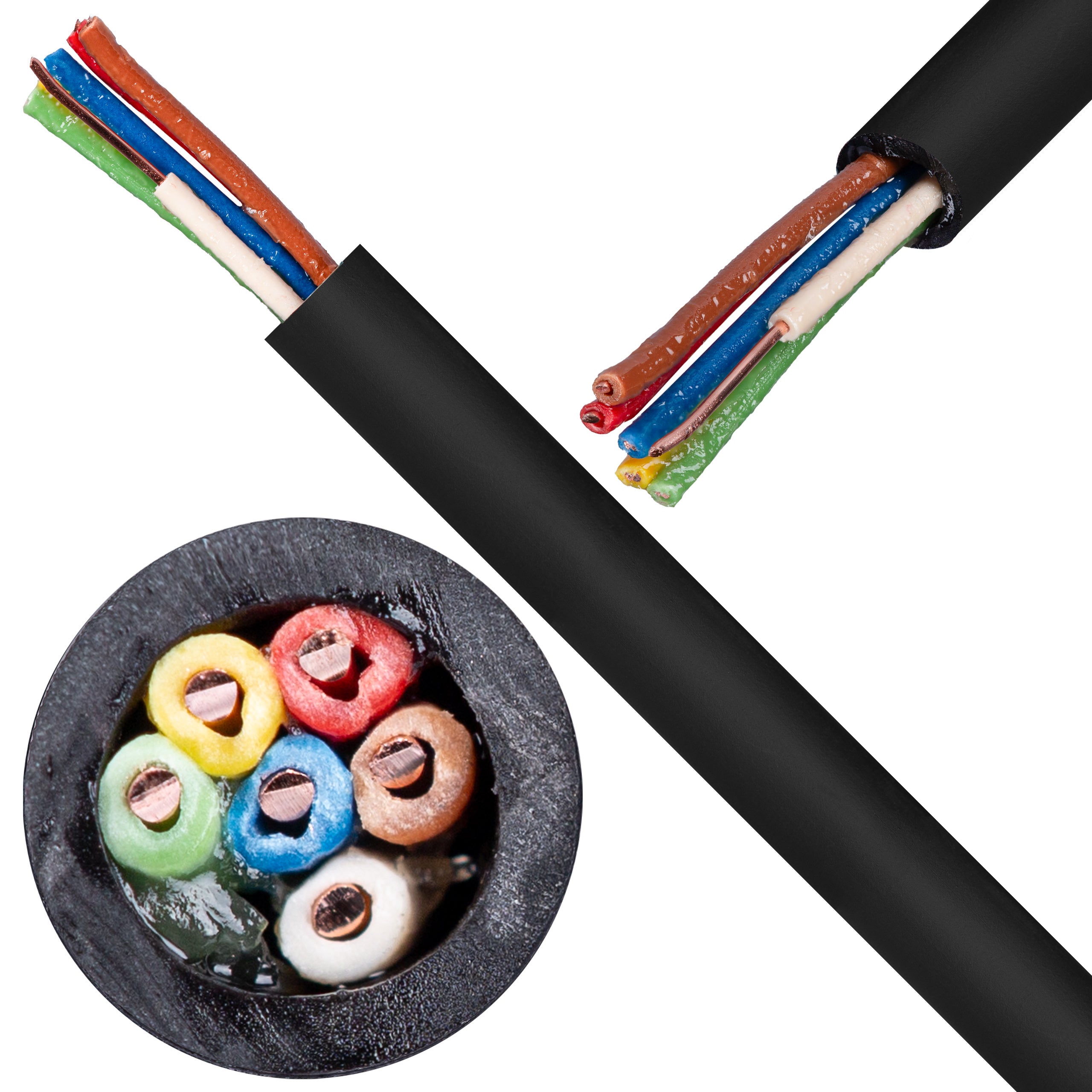 Kabel domofonowy alarm ZIEMNY żelowany YTDY 6 100m
