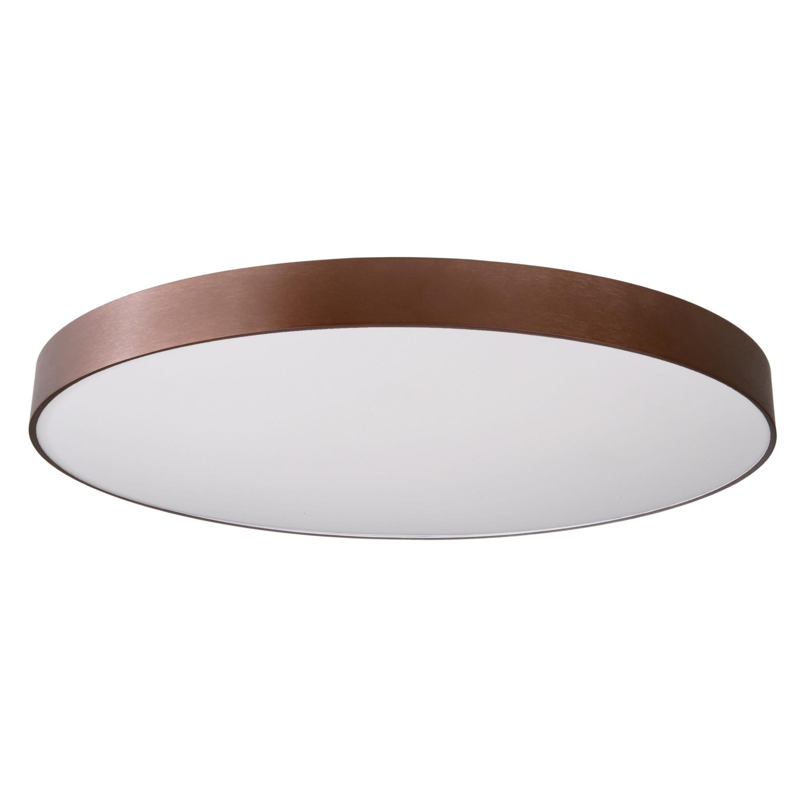 MENKAR 800 Okrągła Lampa Sufitowa LED 90W CCT 3000K 4000K Lampa Sufitowa 80cm Sklep Biuro Salon Sypialnia 230V KOLOR BRĄZOWY