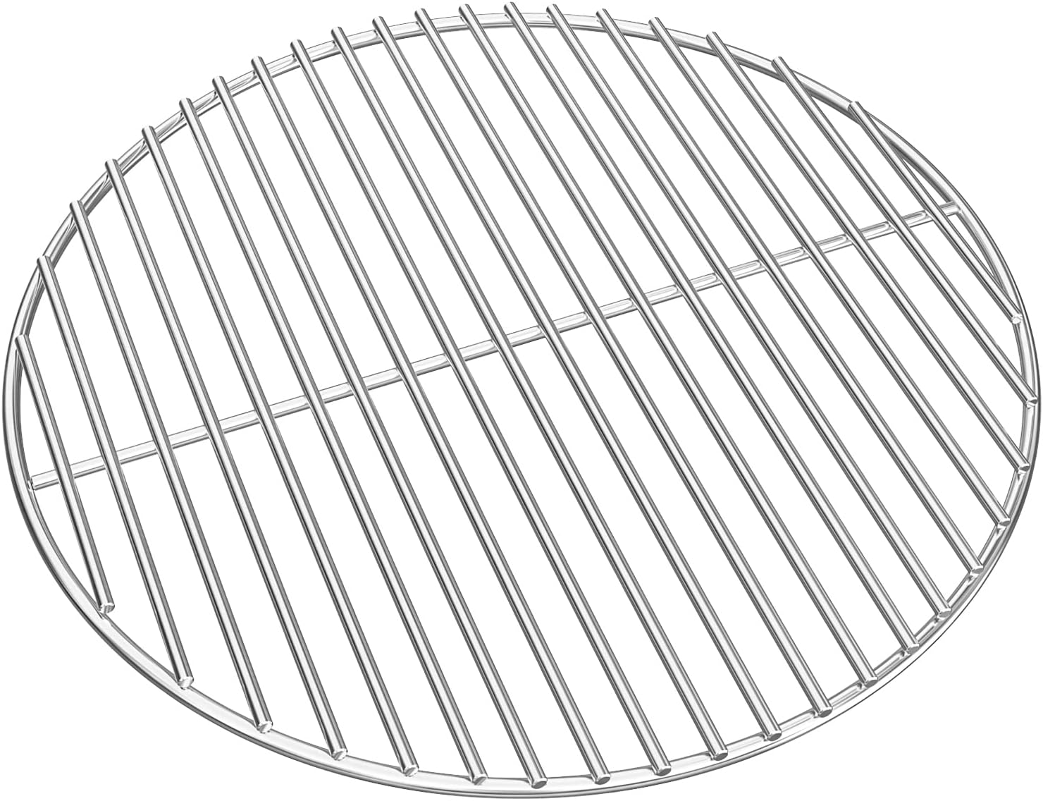 Ruszt węglowy ze stali nierdzewnej o wysokiej temperaturze - średnica 24,5 mm, kompatybilny z większością grilli, 1 sztuka