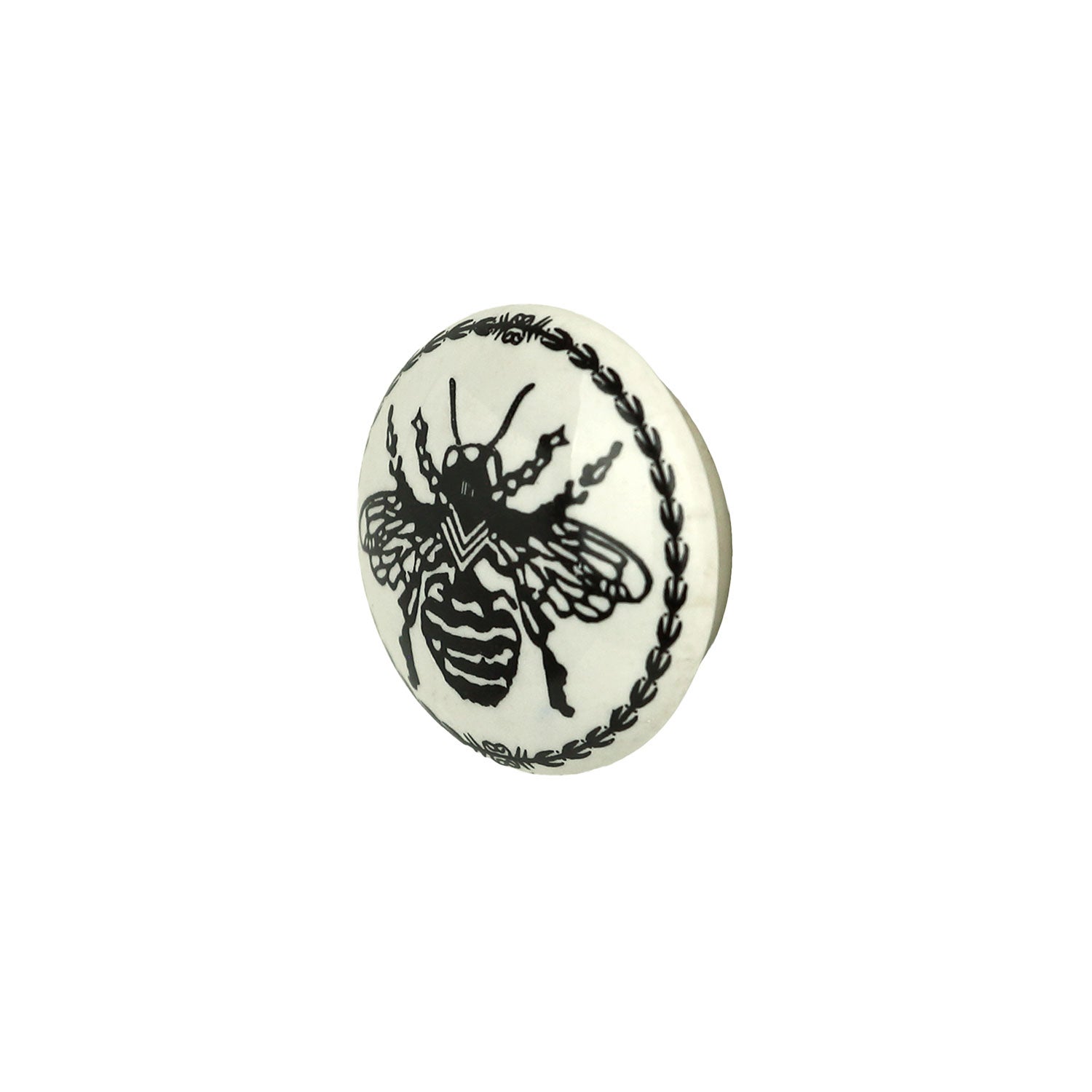 Bouton de meuble ABEILLE, Porcelaine Ø35 mm - 3
