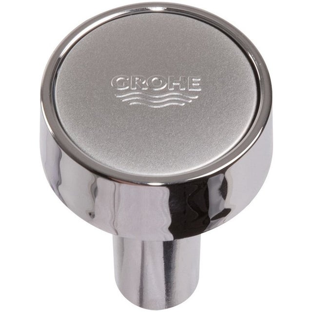 Bouton poussoir chromé - Grohe - Pour perçage 16-35 mm