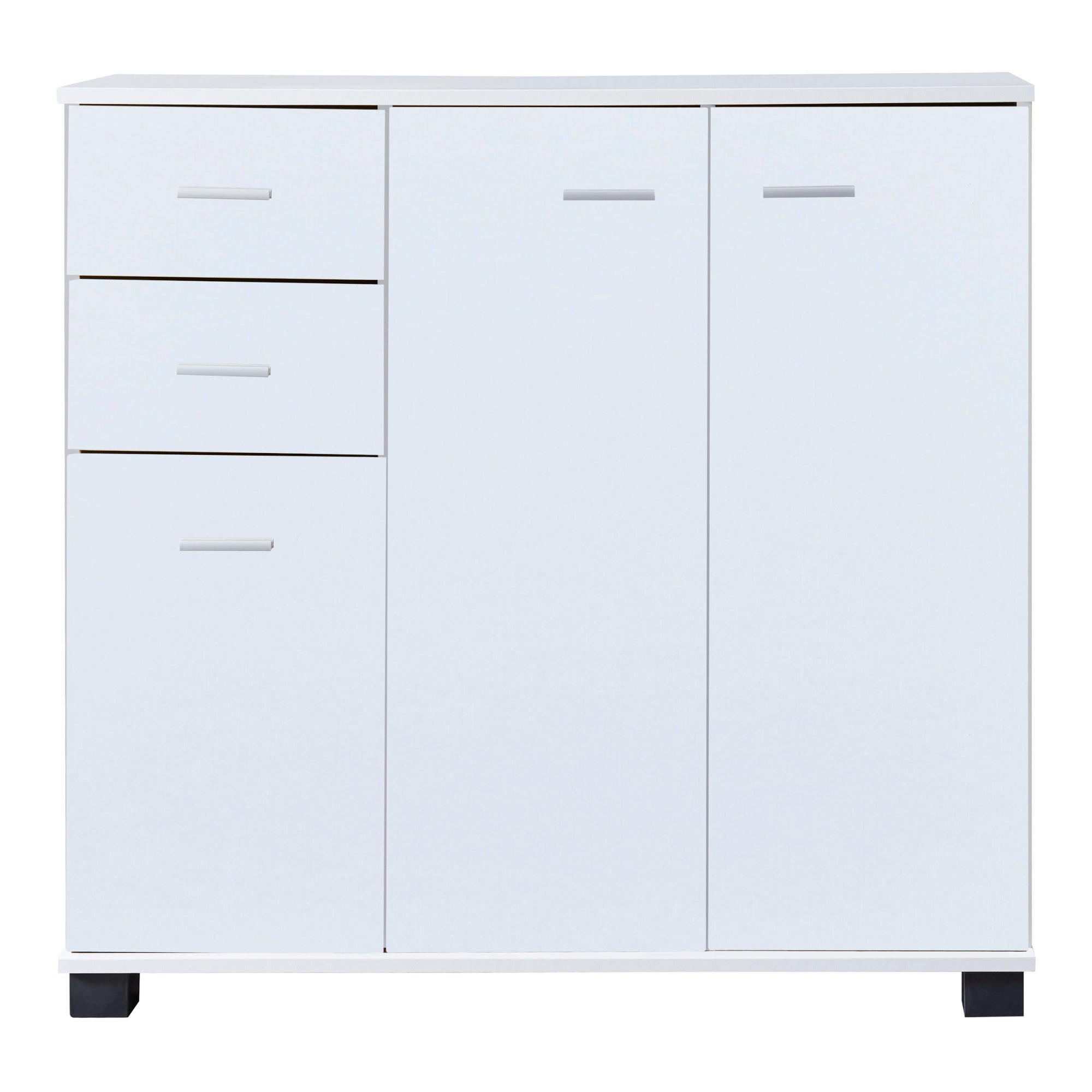 Commode Crimla 76 x 80 x 28 cm blanc [en.casa] - 5